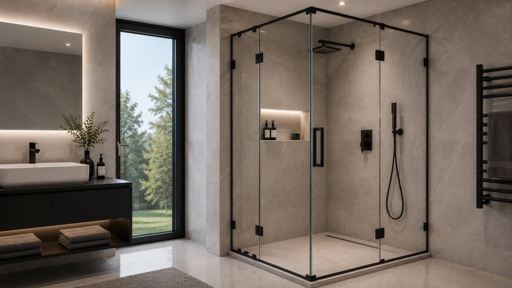 کابین دوش شیشه ای