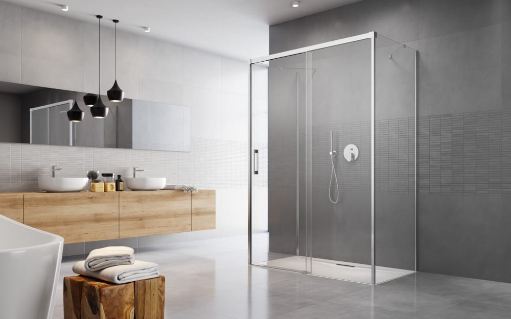 کابین دوش شیشه ای