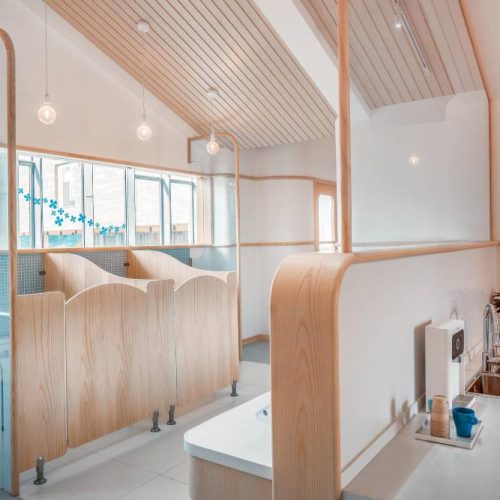 شیشه‌های پارتیشن‌بندی مهد کودک