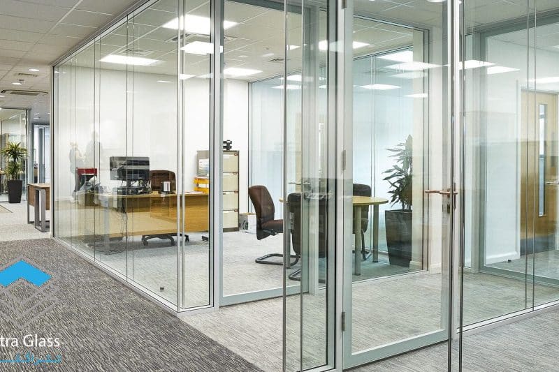 پارتیشن اداری دارای فریم آلومینیومی