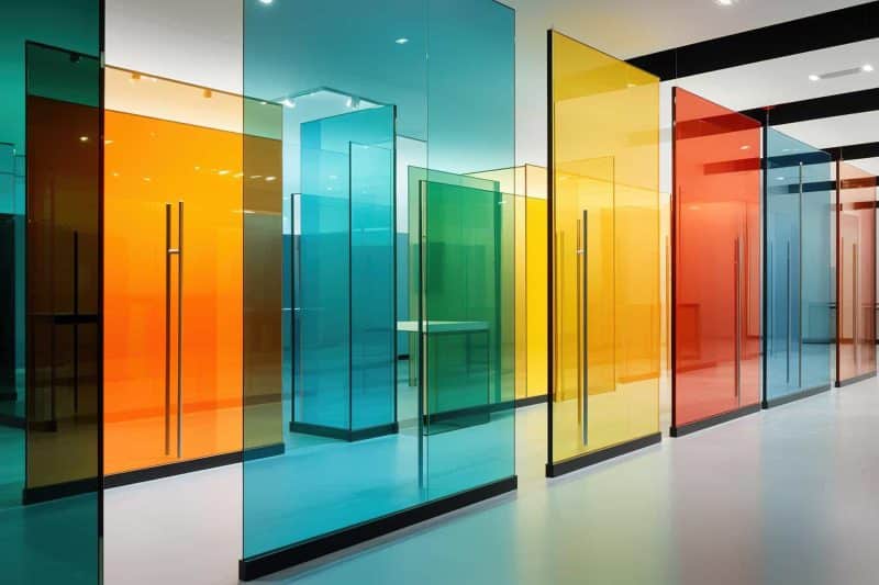 شیشه رنگی نشکن