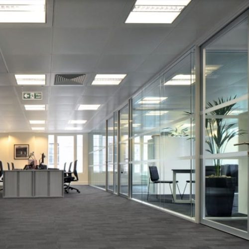 acoustic glass door-partitions