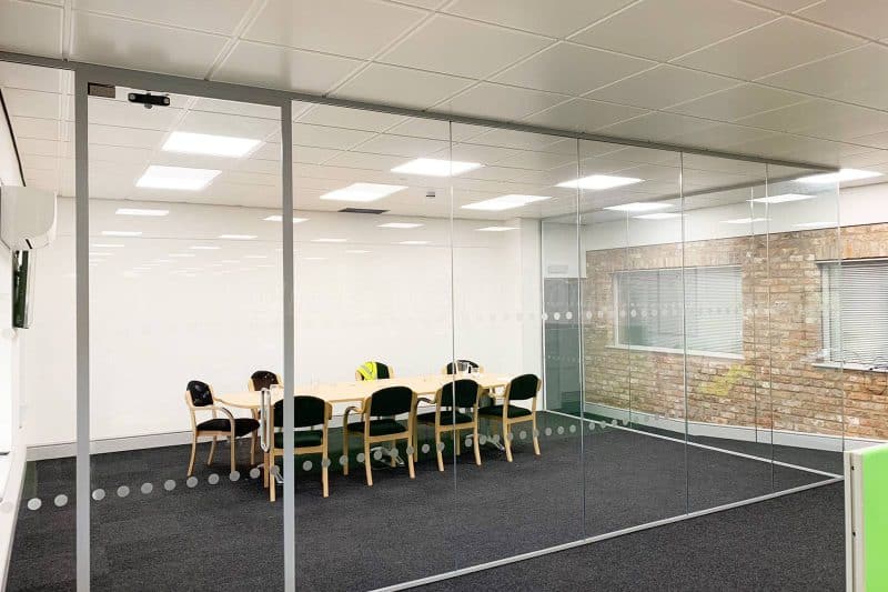 پارتیشن شیشه ای آکوستیک