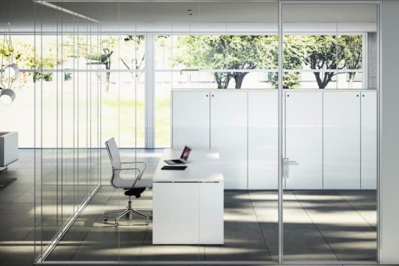 پارتیشن شیشه ای دوجداره