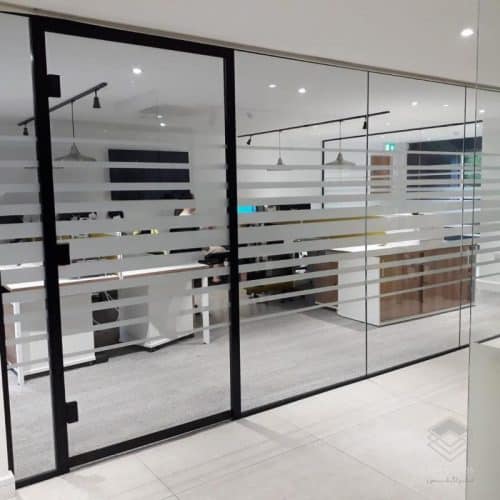 پروژه پارتیشن اداری فریم لس اسلیم مشاوراملاک آوانگارد