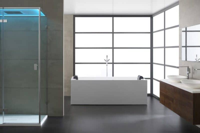 کابین دوش شیشه ای