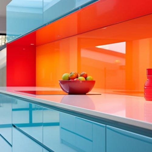 شیشه بین کابینتی
