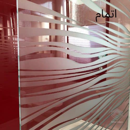شیشه رنگی لاکوبل دیوارپوش و کابین دوش