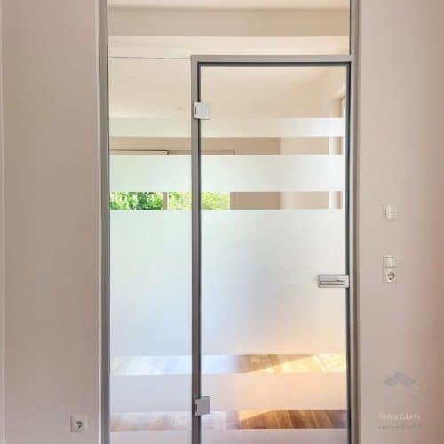 پروژه درب شیشه ای مدرن آقای فارسی واقع در لواسان