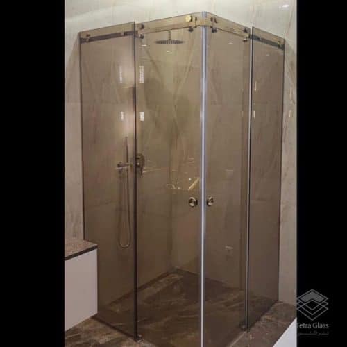 پروژه کابین دوش دو درب ریلی