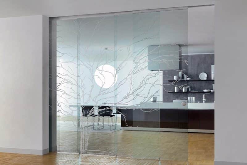 sliding-movable-glass partition