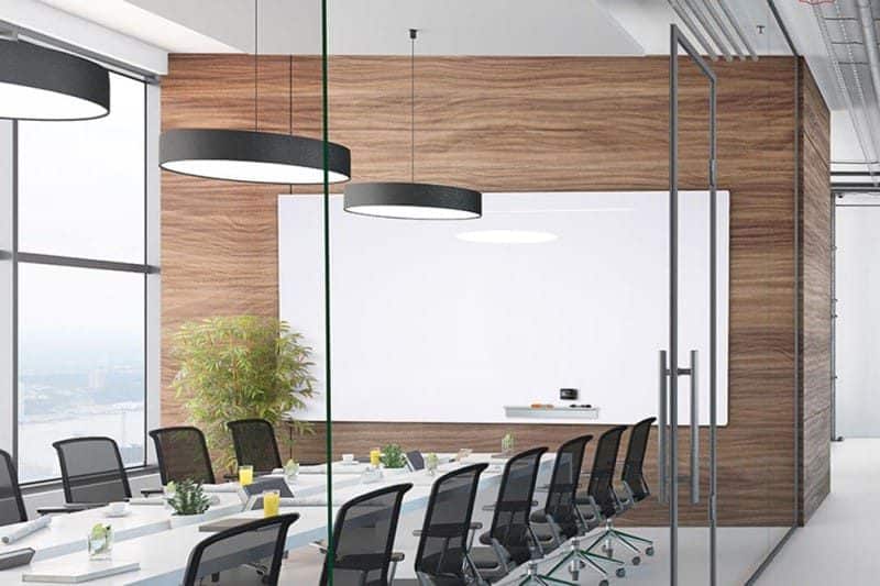 تخته وایت برد شیشه ای سفید